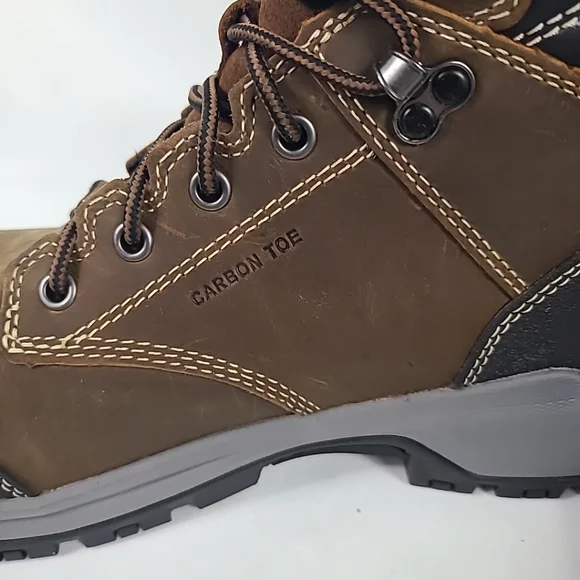 NEW Keen Utility Men Evanston 6in WP CT Bison/Black Leather  display picture 1
